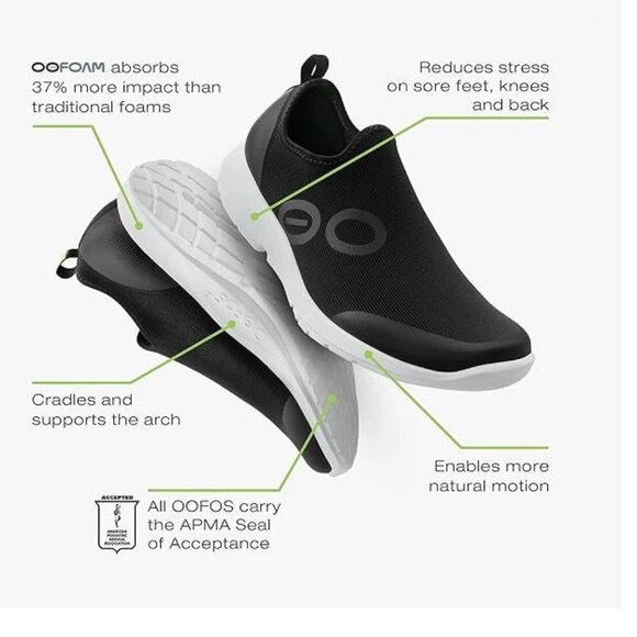 New  OOFOS OOmg Sport Low Recovery Shoe - Men’s Size 9.5 main image 6